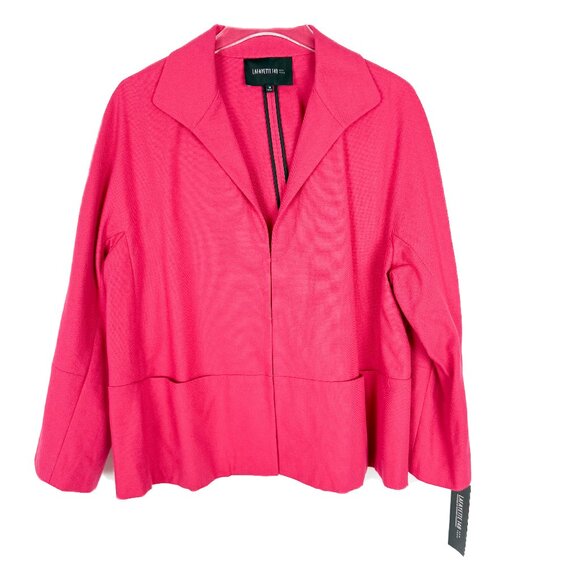 Lafayette 148 New York Jackets & Blazers - NWT Lafayette 148 Textured Cotton Blazer Jacket Pink Plus Size 16 NEW